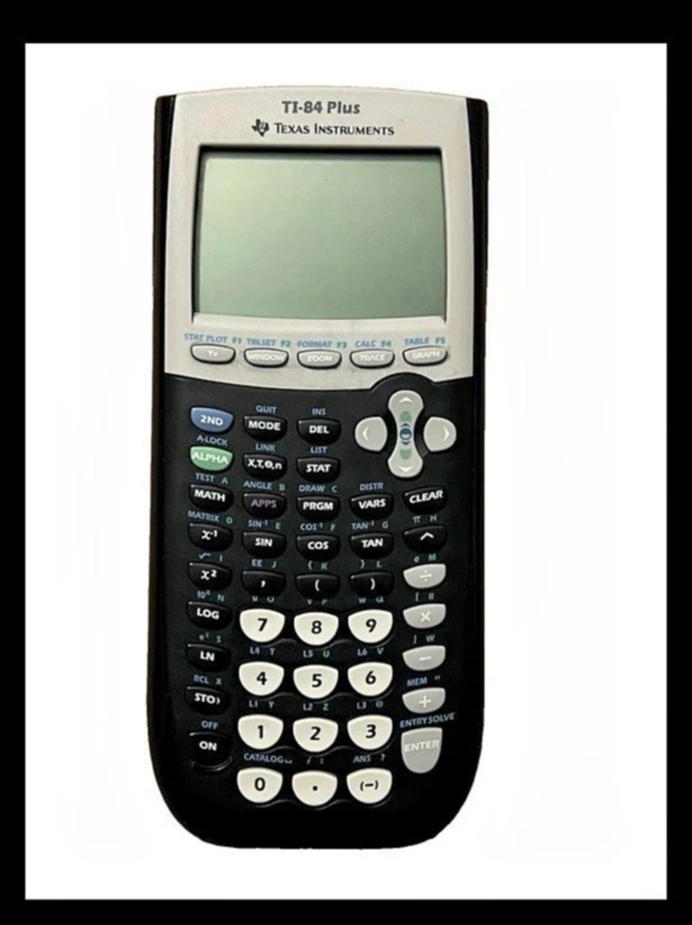 Texas Instruments TI-84 Plus Graphing Calculator Slide Cover Pre-owned and works